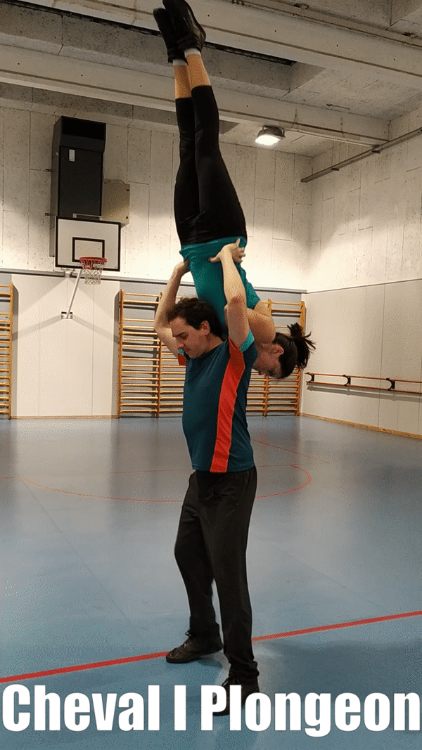 rock acrobatique acrobaties referentiel Cheval I Plongeon