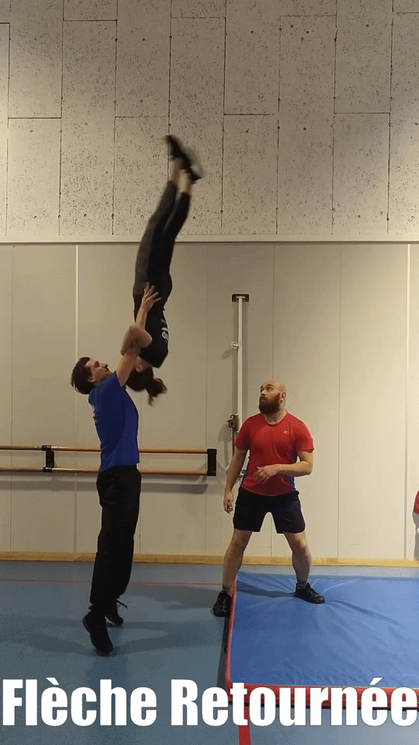 rock acrobatique acrobaties referentiel flèche retournée