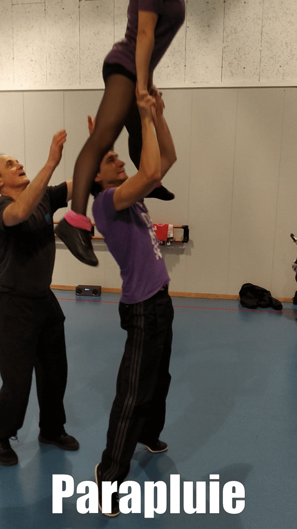 rock acrobatique acrobaties referentiel parapluie